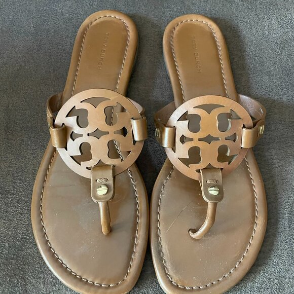 Tory Burch Miller Sandals Size 8M - Picture 1 of 5